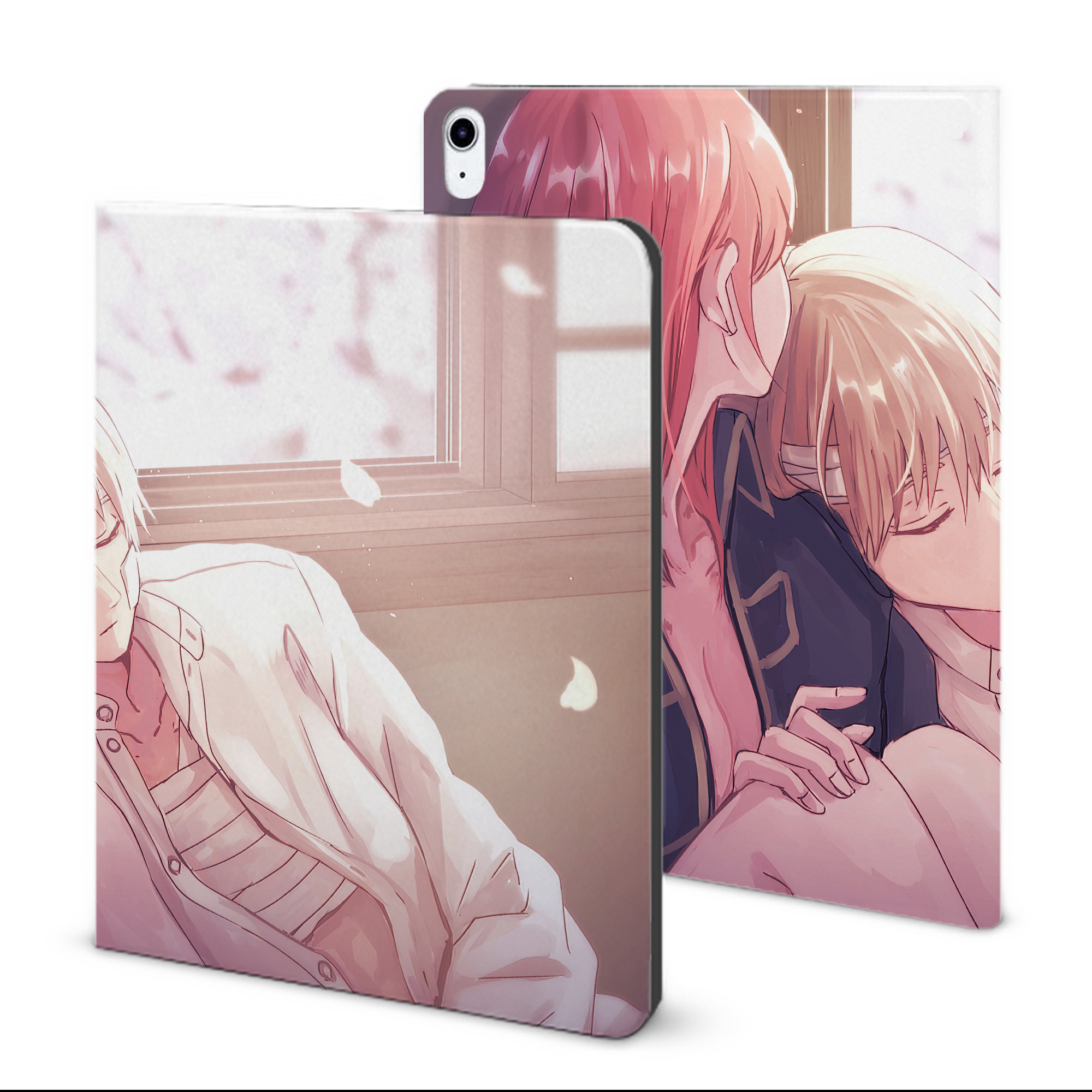 ぎんたま 坂田銀時（さかたぎんとき） 神楽 志村新八（しむら しんぱち） GINTAMA Sakata Gintoki Kagura Shimura Shinpachi IPad ケース ブック型 PUレザー TPU 耐衝撃 軽量 薄型 ペン収納なし 全面保護 IPad 各モデル対応